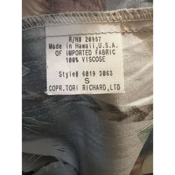 Vintage Tori Richard Pink Flamingo Hawaiian Print Short Dress S - Picture 9 of 10